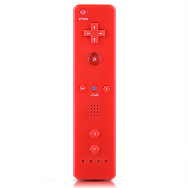 Game Handle Controller Gamepad med analog joystick för WiiU/Wii-konsol (röd)- W