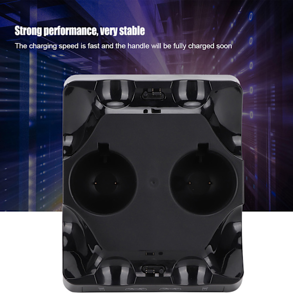 Multifunktionell Laddare för PS4/PS4 MOVe PS4 VR-kontroll Four Charging Dock