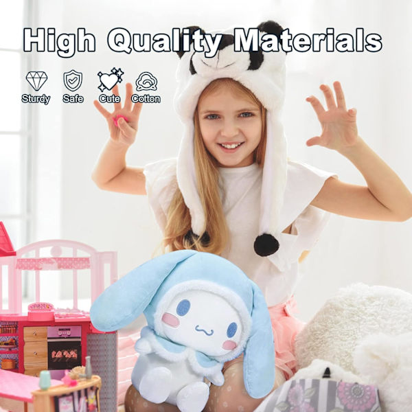 Cinnamoroll-pehmolelu, Cinnamoroll-pehmolelu Nukke Rag Doll Pehmolelut Cinnamoroll-pehmolelut Piirretty Täytetty Nukke Lasten Juhlalahjat Syntymäpäiville