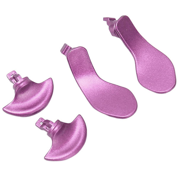 4 kpl Pelikonsolin Ohjainta Takaisin Melliset Vaihtopainikkeet PS5 Edge Ohjaimelle Violetti