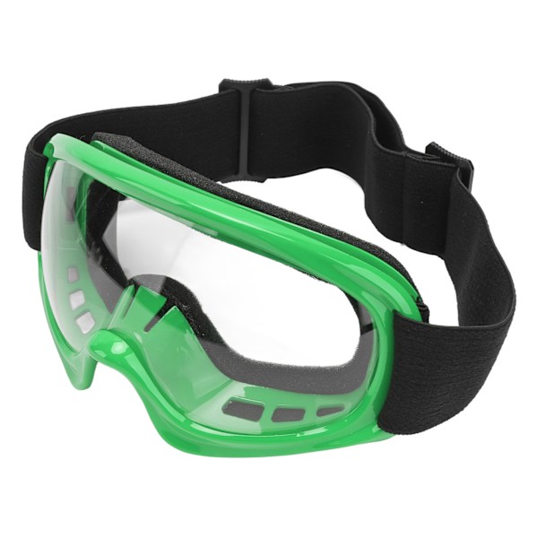 Barnens Stötsäkra Dirt Bike-Goggles med UV-Skydd för Cykling, Skidåkning, ATV och Off-Road Racing - Grön