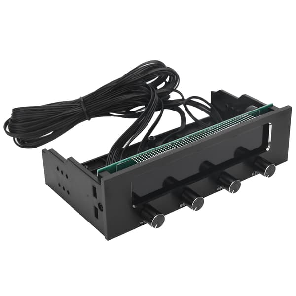 STW 6041 4-kanals CPU-viftekontroller Frontpanel LCD-skjerm Multifunksjonell