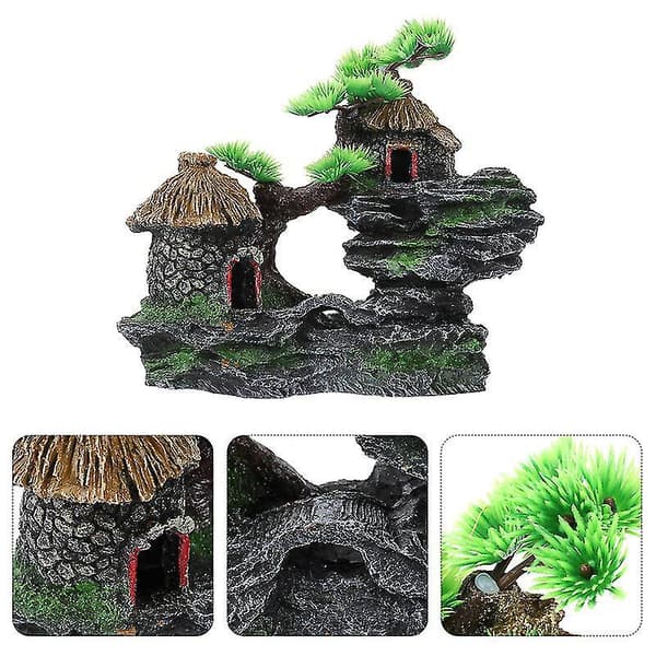 1 st Akvarium Stenparti Ornament