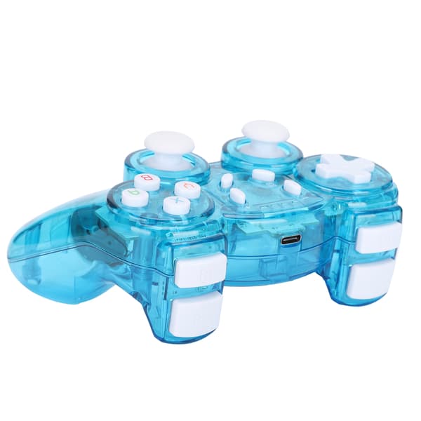 Trådløs Spilcontroller Beskyttende Skal ABS Gamepad Transparent Blå Multi Farve Tilbehør