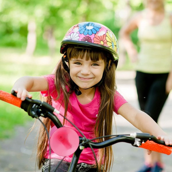 6 sæt børnecykelhorn luft squeeze dyttehorn plast
