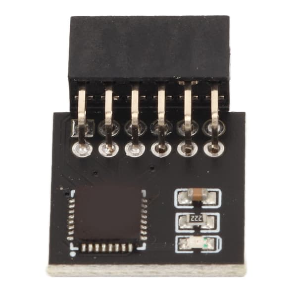 TPM 2.0 Modul SPI Interface 12Pin til MSI Bundkort DDR4 Hukommelse Høj Sikkerhed Holdbart Materiale