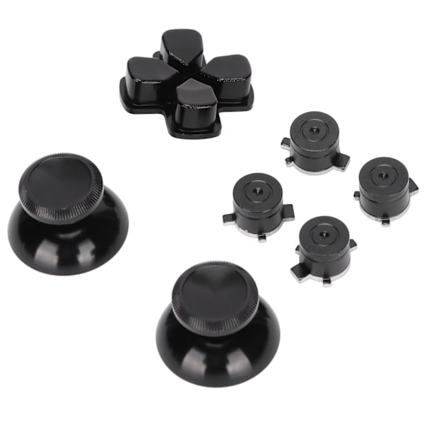 Ohjainpainikkeet Joystick-näppäimet Alumiiniseos ABXY-painikkeet Playstation 5 -ohjaimelle Musta