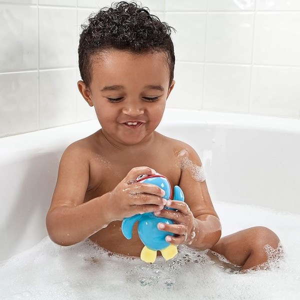 Wind Up Baby Bath Toys Blue Penguin Bath Toys - My Swim Buddy