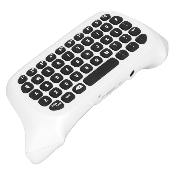 Spillkontrolltastatur 2,4 GHz spillkonsolltastatur med lyd og hodesettkontakt for Xbox Series X Series S One One S White