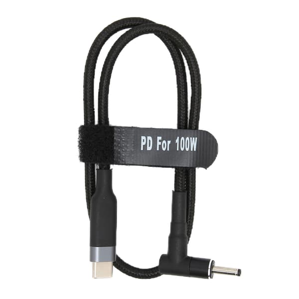 Type C til DC Ladekabel for Laptop 0.5m med PD Hurtiglading og EMARK Chip for Bærbar Datamaskin