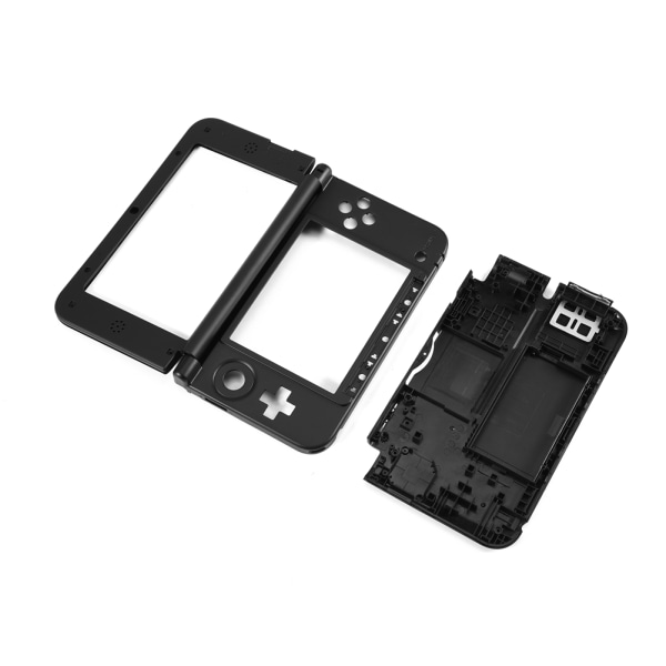 Helt cover Case Reparationsdelar Komplett ersättningssats för Nintendo 3DS XL Svart