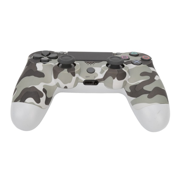 Spelkontroll Dual Vibration Känslig Trådlös Kontroll Gamepad för PS4 Slim Pro för PS5 Kamouflage Grå