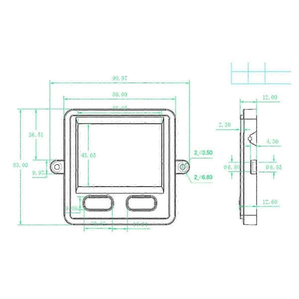 USB 2.0 Touchpad, Bærbar Trackpad til stationær og bærbar bruger, Lille størrelse
