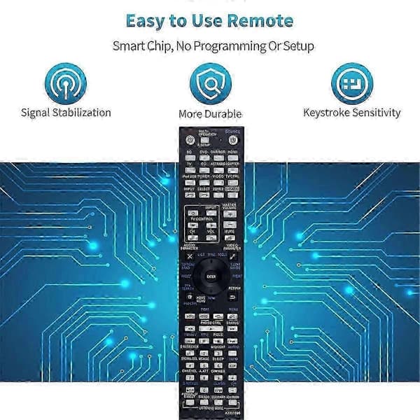 Erstatningsfjernkontroll AXD7596 for Pioneer AXD7725 VSX-72TXV