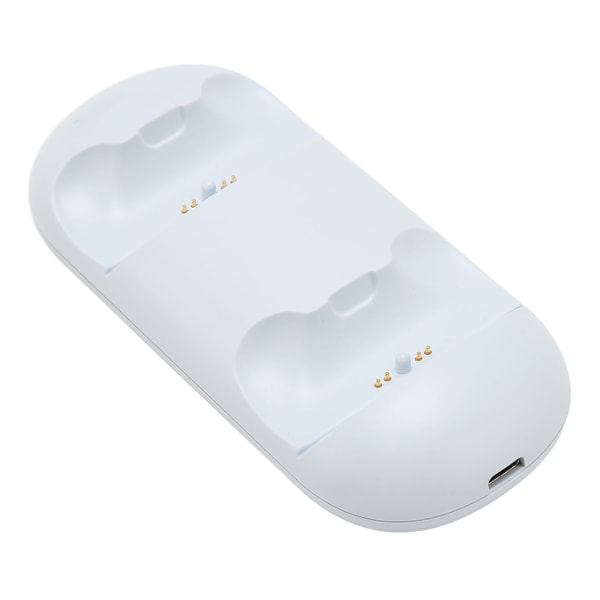 Dobbelt Controller Opladningsstation Hurtig Bærbar Gamepad Oplader Dock med Foldbar Stativfod til PS5