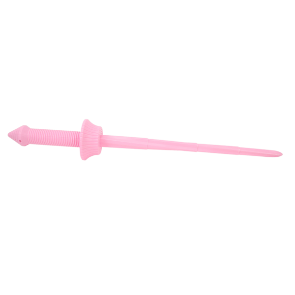 3D-printet spiral-sværd legetøj DIY håndlavet indtrækkelig kreativ legetøj pink