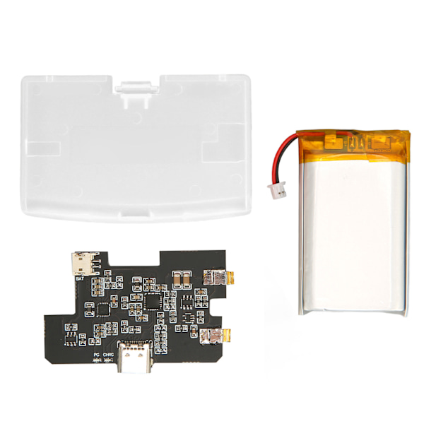 Genopladelig LiPo Batteriudskiftning Universal 1500mAh USB C Lithium Batteri Modul til Game Boy Advance
