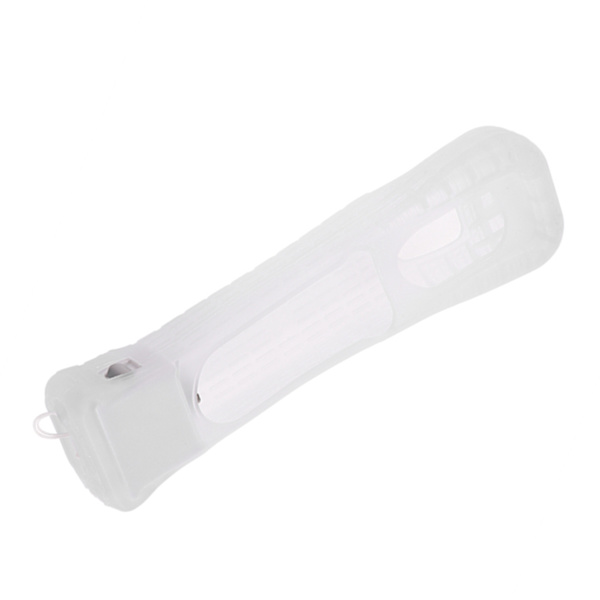 MotionPlus Sensor Adapter Silikonfodral för Nintendo Wii Fjärrkontroll Vit