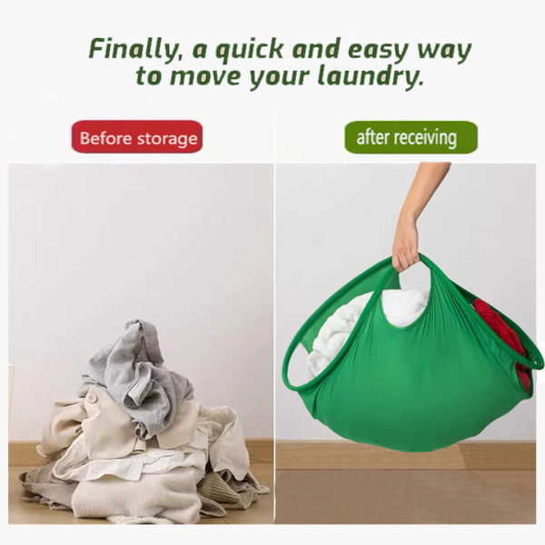 Kokoontaitettava pyykinpyykkipukki - 21'' vihreä, kannettava sisäänvedettävä pyykinpesuvaijeri, kokoontaitettava pyykinsäilytysvaijeri, likaisen pyykin hylly, pyykkipussi Co