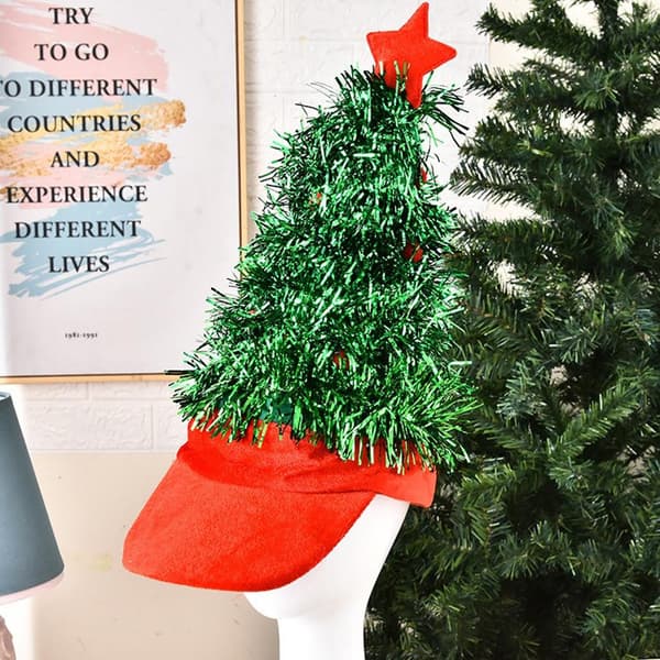 Juletrehatt med stjerne Julefest Hodeplagg Ferietilbehør