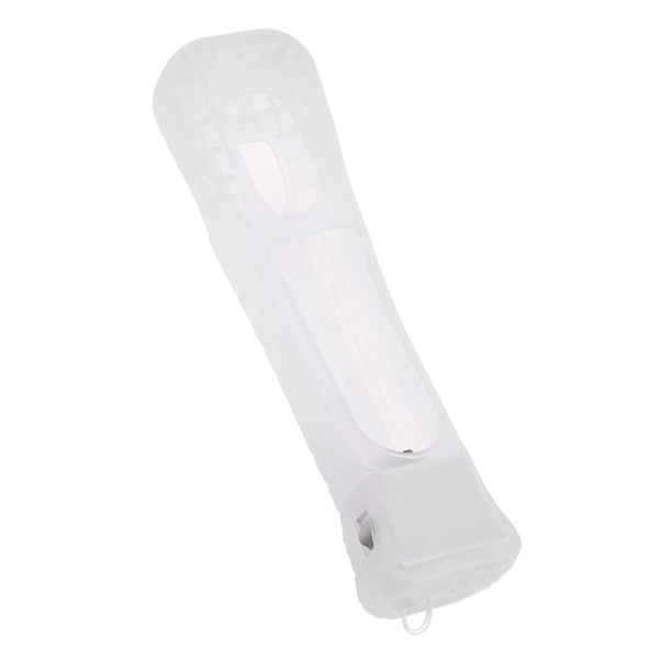 MotionPlus Sensor Adapter Silikonfodral för Nintendo Wii Fjärrkontroll Vit