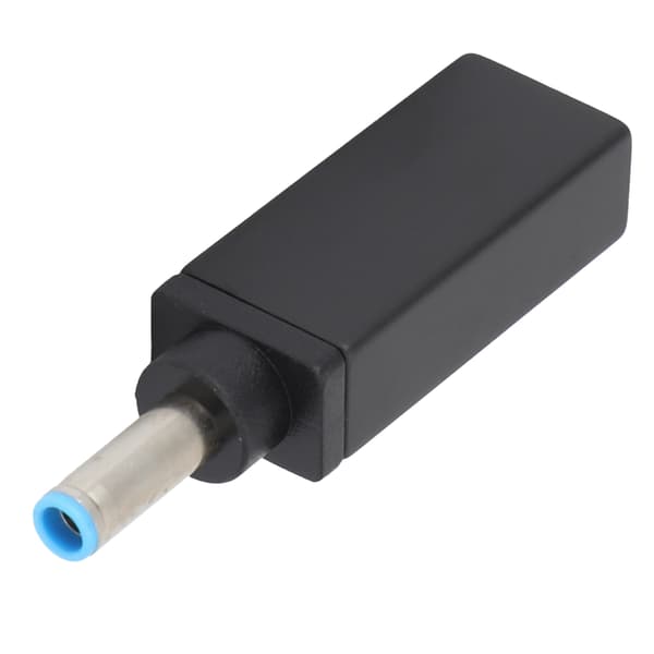 USB C til DC 4.5x3.0mm Hun til Han Strømadapter PD Oplader til HP Laptop