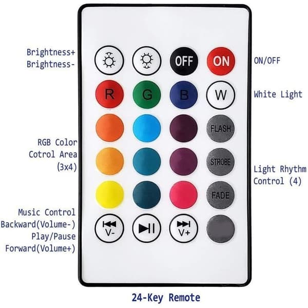 LED-høyttalerlampe - SONEW - Bluetooth-lampe - 12 farger - 50 000 timer - 6W