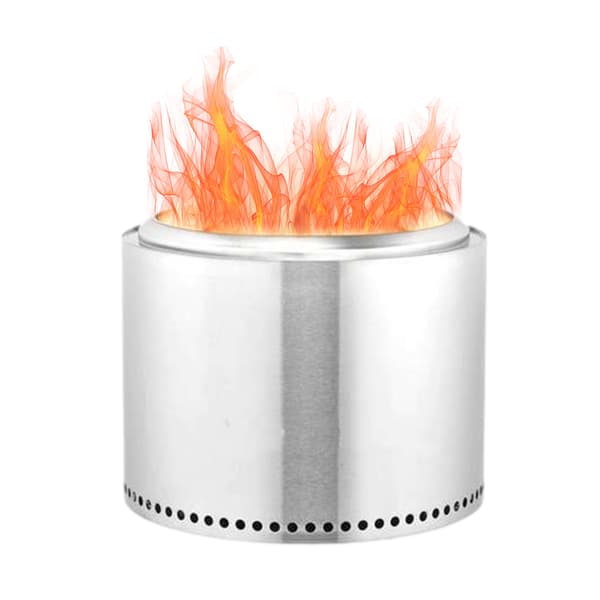 Fire Pit Bärbar Utomhus Vedeldad Uteplats Bakgård Firepit för vintern