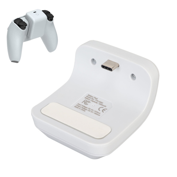Laddningsbart Batteripaket för Kontroller 1500mAh Snabbladdning LED-Indikator USB Typ C Batteri för PS5