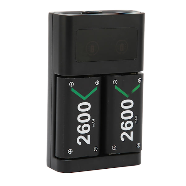 Latautuva akunpaketti Xbox One:lle 2x2600mAh akku latausasemalla Xbox One S:lle Xbox Series X S:lle