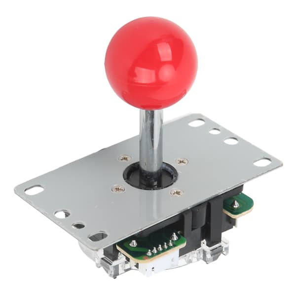 DIY USB Controller Computer Rocker Game Stick Joysticks med kontrolchip til Arcade Game Rød