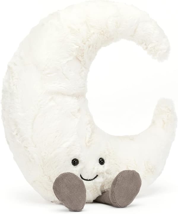 [02]Black Friday Jellycat Amuseables Moon Plush, Medium 26.7 cm | Moon Plush | Fun Gift