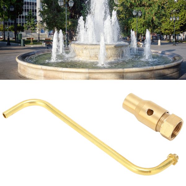 G1/2 Hunntråd Boblende Fontene Dysse Messing Sprøytehode Dam Sprinkler for Landskap