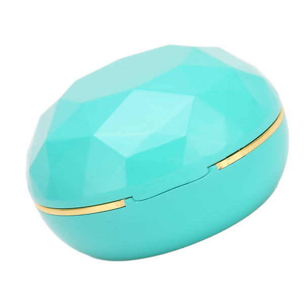 Cyan LED Ljusringask: Elegant Smyckesdisplay Presentask för Förlovning eller Bröllopsfrieri