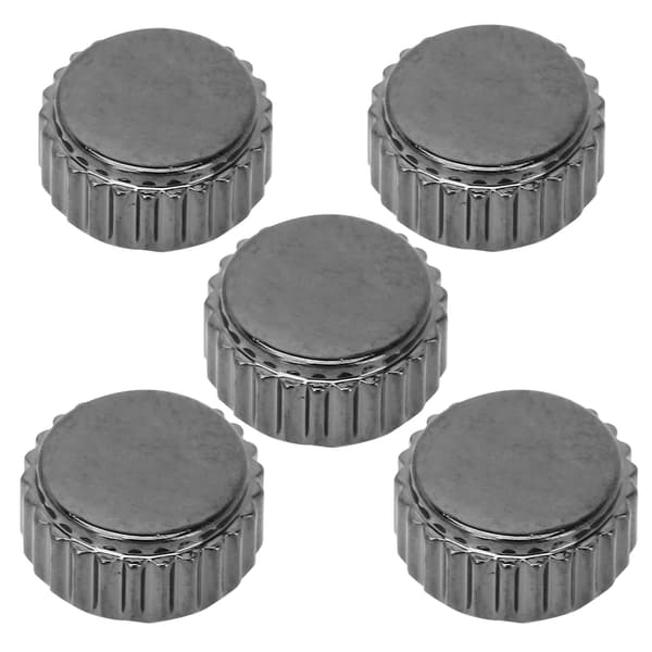 5 stk. Sort Stål Urkrone Reparationsdele 6mm