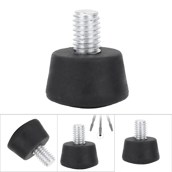 Universal M8 Gummifot for Stativ og Monopod - Essensielt Fototilbehør (3/8 Tommer)