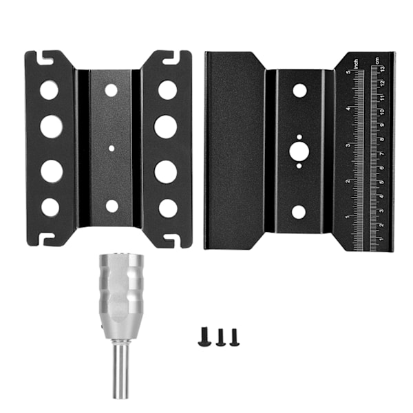 Rotationsreparationsplattform Arbetsställ för 1/8 1/10 RC-modellbil (Svart)
