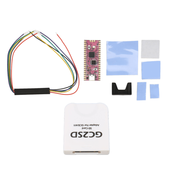 Mikrocontrollerkort Dobbelkjerne 264KB ARM Cortex M0+Prosessor Fleksibelt Mikrocontrollermodul for RPi Hvit