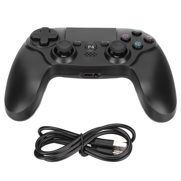 För PS4 trådlös handkontroll Högkänslig trådlös spelkontroll med 3,5 mm ljudutgång