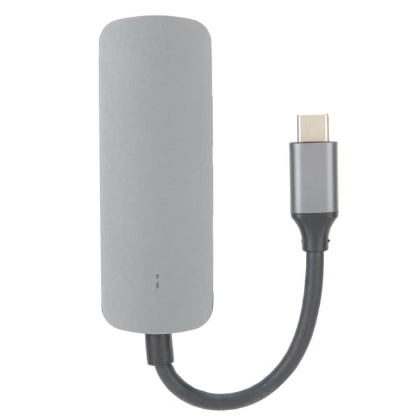 4 i 1 Typ C Dockningsstation Multifunktionell Expansionshubb Adapter för Dator