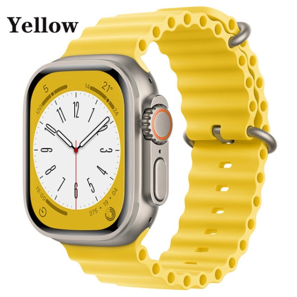 Apple Watch 49mm Keltainen Ocean Ranneke