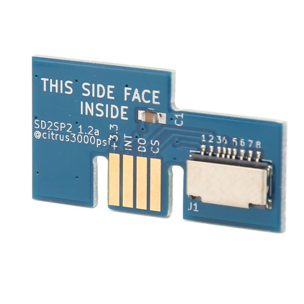 För RPi Pico Flexible Microcontroller Board Dual Core 264KB ARM Cortex M0+processor med SD2SP2 SDLoad SDL-adapter Blå