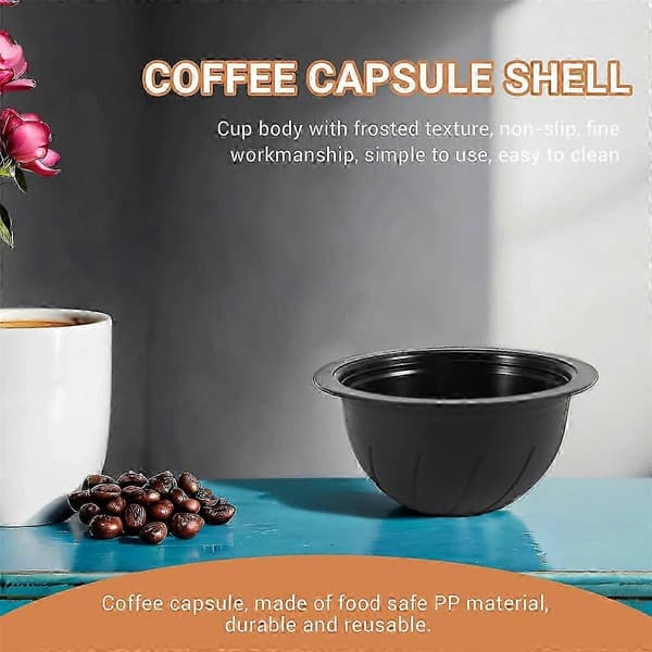 5 stk gjenbrukbar kaffekapsel for Vertuo Vertuoline påfyllbare pods 230 ml