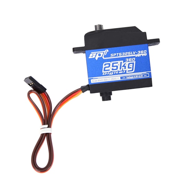 1500μs/ 330hz 360 Jatkuva Kierto SPT5525LV-360 25KG Digitaalinen Servo RC Robotti