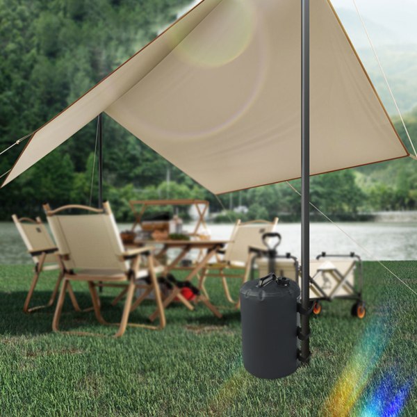 (10 liter: 18*40cm) Multifunktionelt telt med vand og sand, fast vandpose, udendørs foldetelt, jordtelt, vindtæt sandsæk, sandsæk, mesh cl