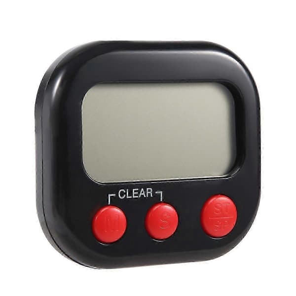 Köksklocka, Digital Visuell Timer Magnetisk Klocka Stoppur Nedräkningstimer, Stor LCD-skärm
