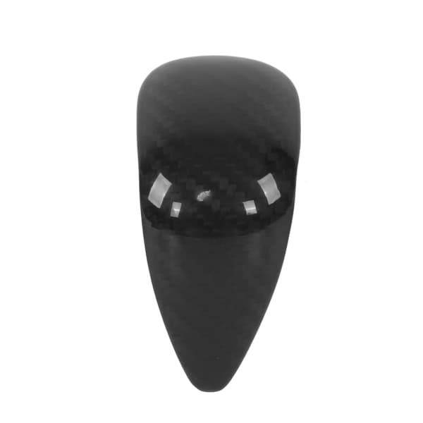 Kulfiber Gear Shift Knob Trim Shell Udskiftning til Alpha 2011 2014