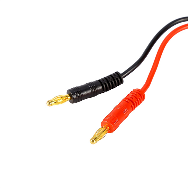30cm T-stik til 4mm banan-stikkabel til IMAX B6, B6AC, B8 opladere - Perfekt til dine opladningsbehov