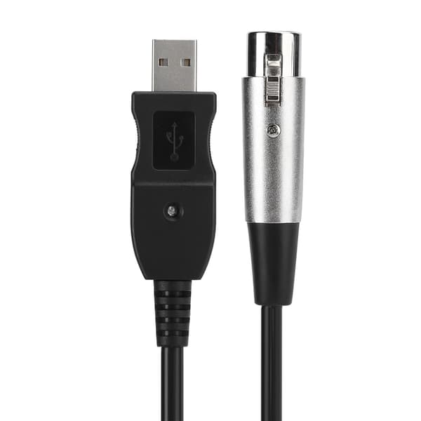 USB til XLR Mikrofonkabel Adapter 3 Meter Kabel