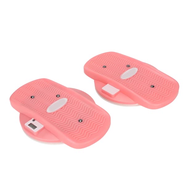 Taljetwist Disk Split Type Dobbelt Pedal Pink Træningsbalancebræt til Hjemmetræning